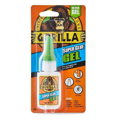 Gorilla Super Glue Gel (Clear, 15 Grams)